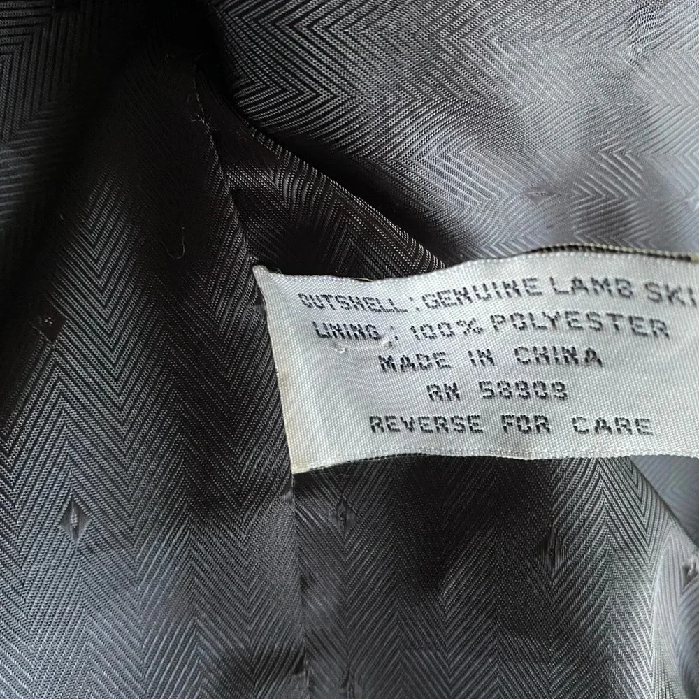 Vintage Leather Jacket Men’s Large Brown 100% Lambskin Roundtree & Yorke